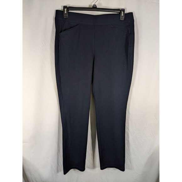 Chicos Travelers Collection Navy Blue Womens Pants 36/28 - Picture 2 of 5